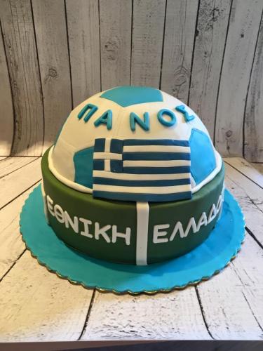 Τούρτα μπάλα εθνική Ελλάδος