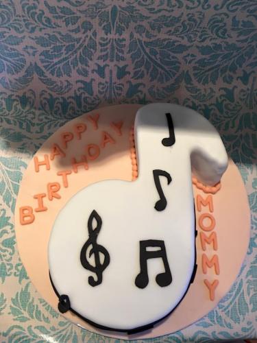 Τούρτα μουσική νότα