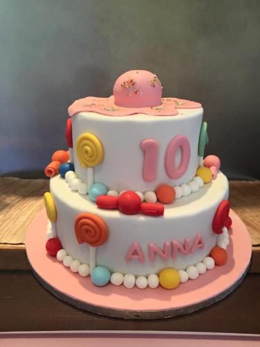 Τούρτα για κορίτσια γλυφιτζούρι